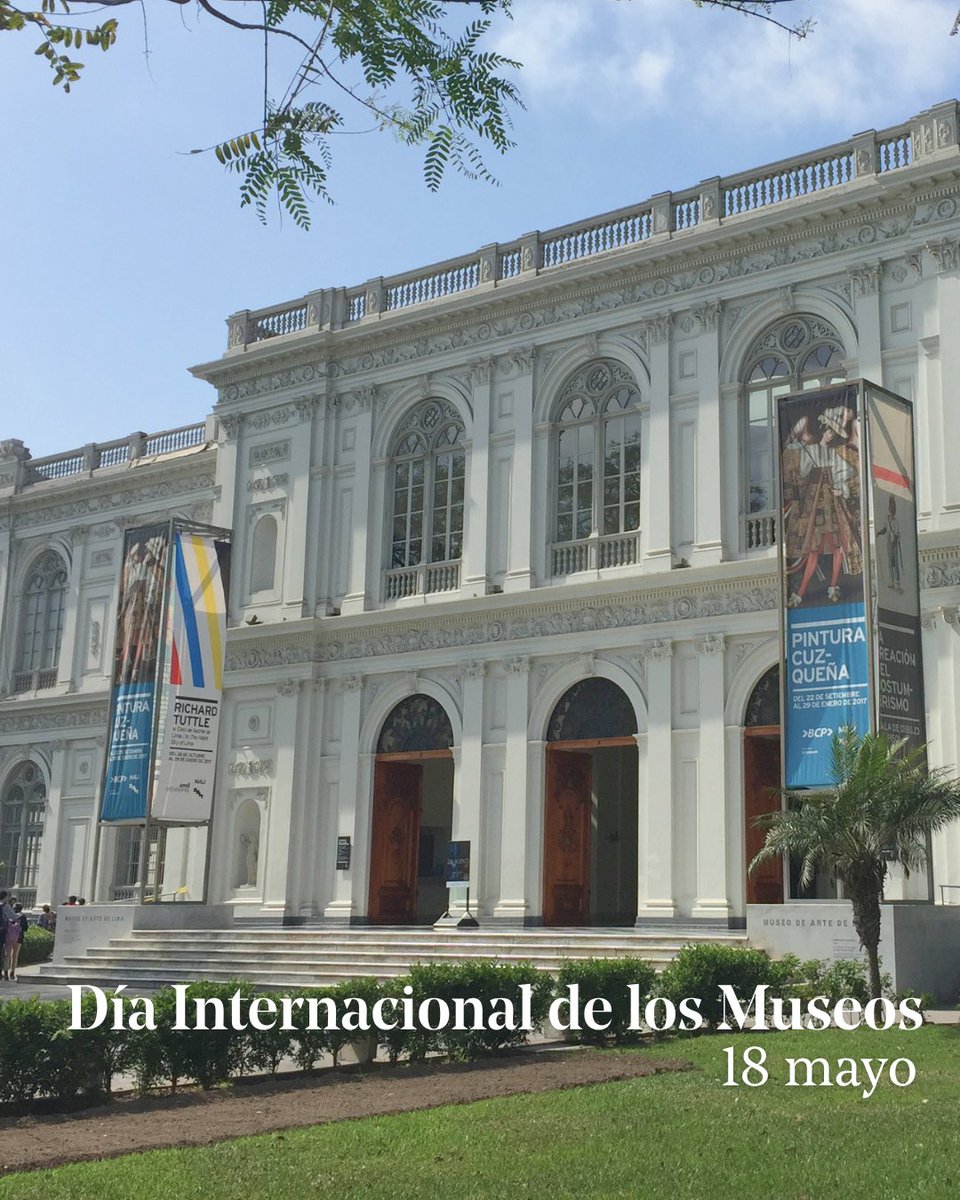 wmfperu's tweet photo. ¡Feliz Día Internacional de los Museos!

Hoy 18 de mayo, celebramos a los espacios que resguardan, investigan y comparten nuestro patrimonio cultural. https://t.co/o6At5RjpRr
