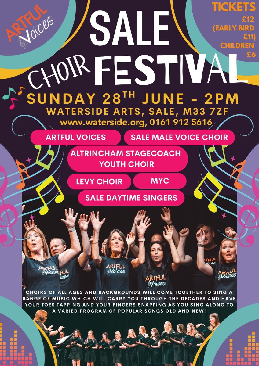 meadway_youth's tweet photo. We are delighted to have been invited to take part in Sale Choir Festival again. 6 choirs with something for everyone. Hope to see you there! https://t.co/Fz4X4Bw5Kl