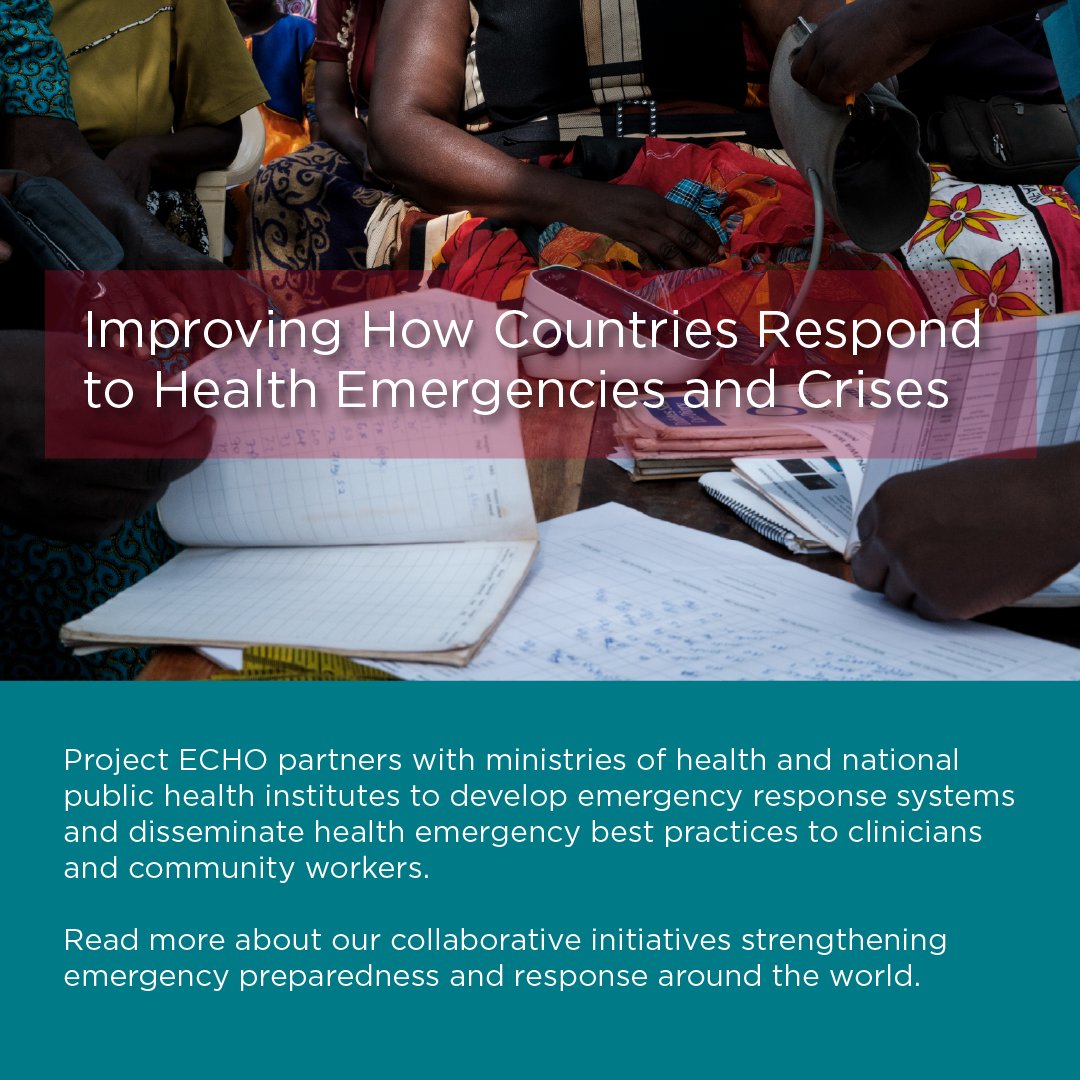 ProjectECHO's tweet photo. This weekend, the @WHO declared Ebola a global health emergency. Together, we can prevent the spread of the disease through collaboration and healthcare systems strengthening. Learn more about our #CollaborativeSurveillance initiative:  https://t.co/KBrw7R46XT https://t.co/QZbKZPP8dD