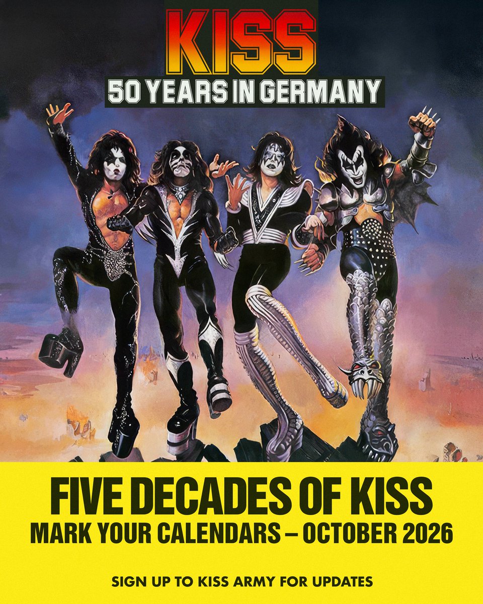 KISS tweet media