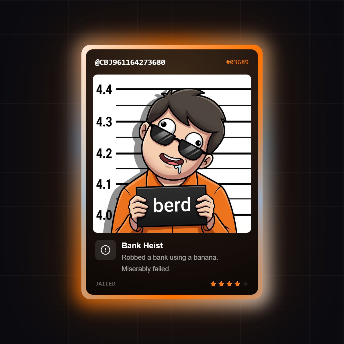0xBerd's tweet photo. i'm waiting at #3689

@Jaileddotfun launching soon

[ drop your card below👇] https://t.co/lhN4Ad4lrA