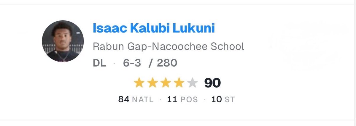 isaac_kl11's tweet photo. Blessed to be a 4 Star!! #AGTG 

@coachdtwhite @HerechukR @CoachJones_RCS @DAWGHZERECRUITS @ChadSimmons_ @adamgorney @SWiltfong_ @AllenTrieu @Rivals https://t.co/XL8xOkOsLB