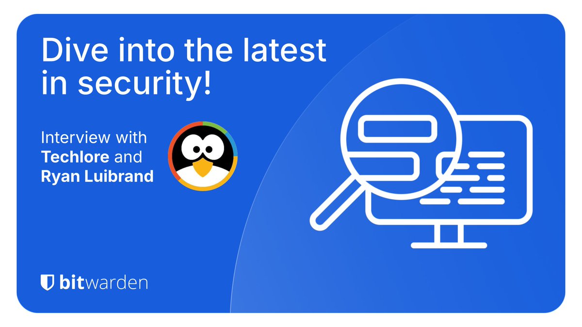 Bitwarden tweet media