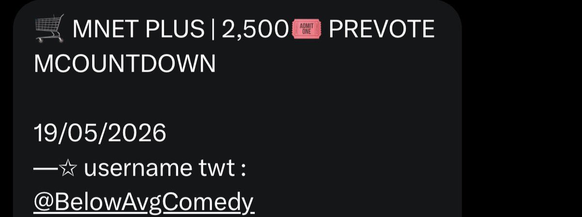 BelowAvgComedy's tweet photo. @NMXXED Vote hard https://t.co/cijnaGCsuH