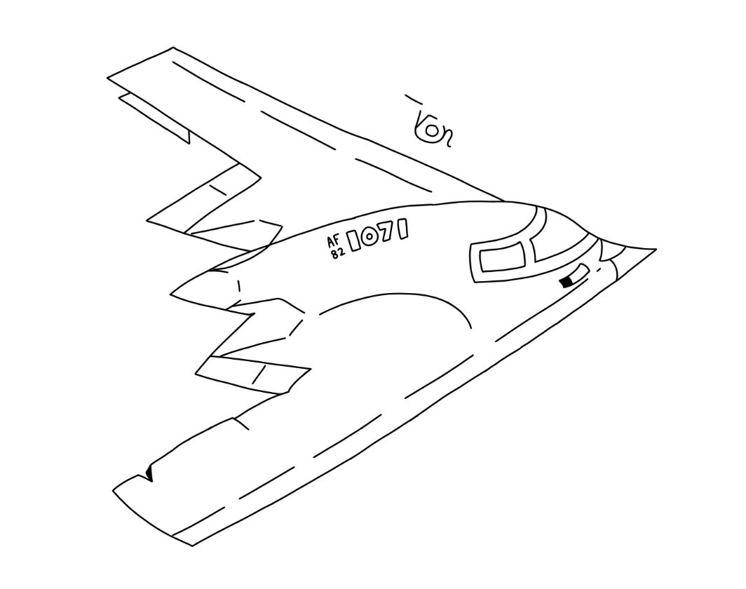 Vonz_ART's tweet photo. Drawing Process of the b-2 stealth bomber I drew for someone 👍

This could go crazy as a profile picture 📸 

#artshare #artmoots #artsupport https://t.co/ltfFsGKUB6