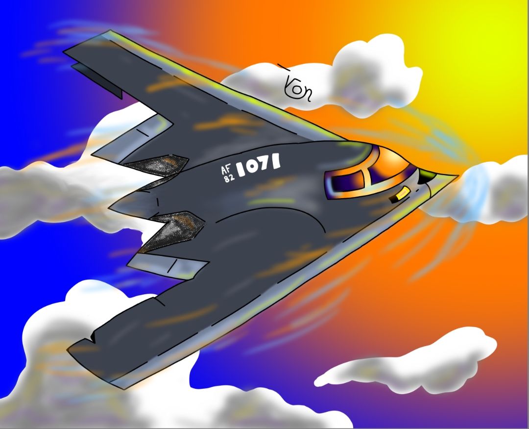 Vonz_ART's tweet photo. Drawing Process of the b-2 stealth bomber I drew for someone 👍

This could go crazy as a profile picture 📸 

#artshare #artmoots #artsupport https://t.co/ltfFsGKUB6