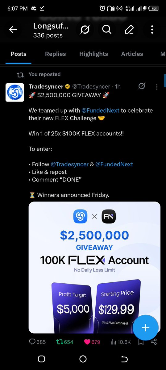 Longsuffering Trader™ tweet media