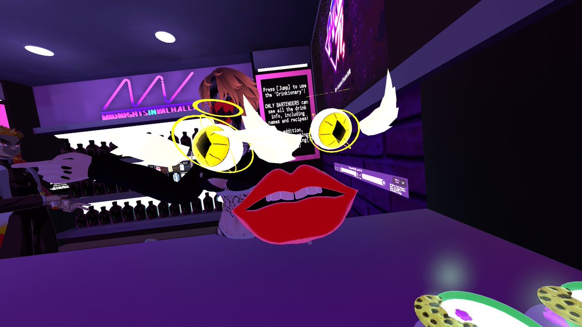 voicevt's tweet photo. Might...have gone ham at the midnight bar lol #vrc #bar #drinking #imjustagirl https://t.co/RnndtJtOtI