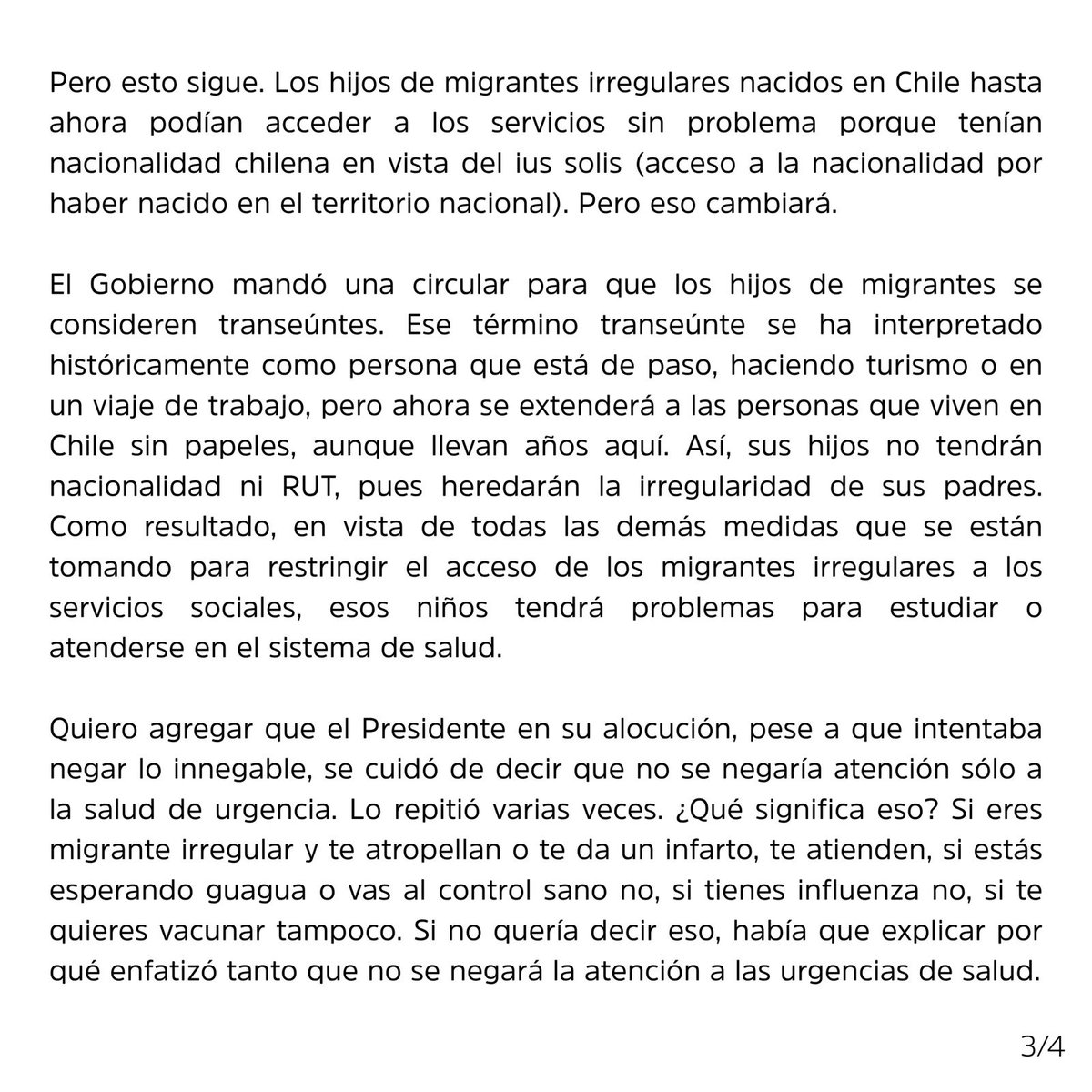 Carolina Tohá tweet media