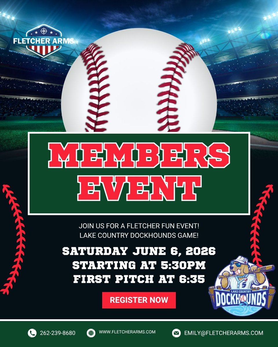 FletcherArms's tweet photo. Sign up by Friday to join the event! We'd love to see you there! https://t.co/LZc7VAaxp8