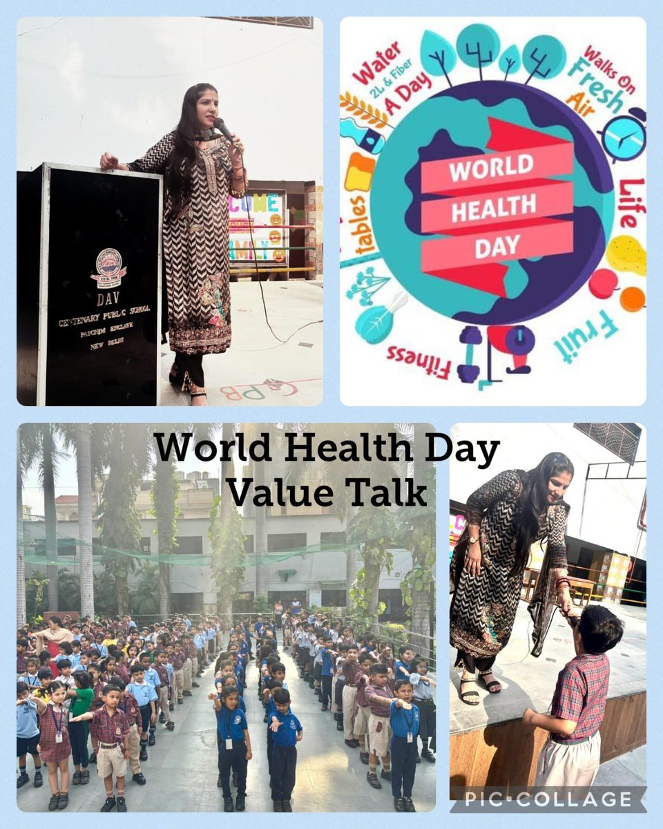 DavpeSchool's tweet photo. Under the guidance of Principal Ms Sonia Malik, Interact club Ray of Hope along with Team code Blue celebrated World Health Day on April 07,2026 under aegis of Rotary Club Delhi Janak, District 3011 @Rotary3011 @RIDistrict3011 @3011interact @NEP2020 @SDG2030 @peopleofaction https://t.co/Wrh0s3Wcqk