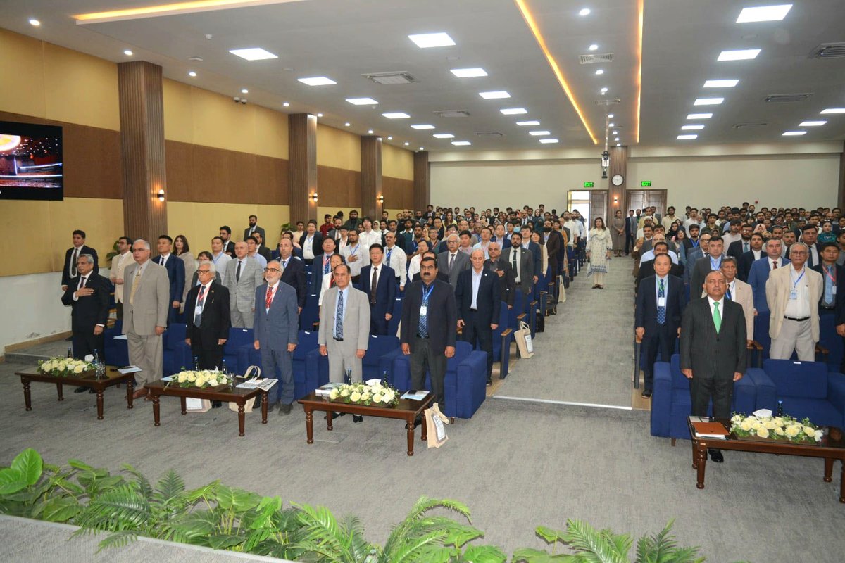 COMSATS_en's tweet photo. The 2nd China-Pakistan Symposium on Early Warning for Hydrological & Geological Disasters, jointly organized by #CPJRC, #NDMA, #COMSATS, and partner institutions, convened today at NDMA 🇵🇰.

The symposium witnessed diverse and high-level participation from key stakeholders across research institutions, academia, government bodies, and the diplomatic community, providing a dynamic platform for dialogue on advancing early warning systems and strengthening disaster resilience in the region.

#DisasterRiskReduction #EarlyWarning #ClimateResilience #ActNow