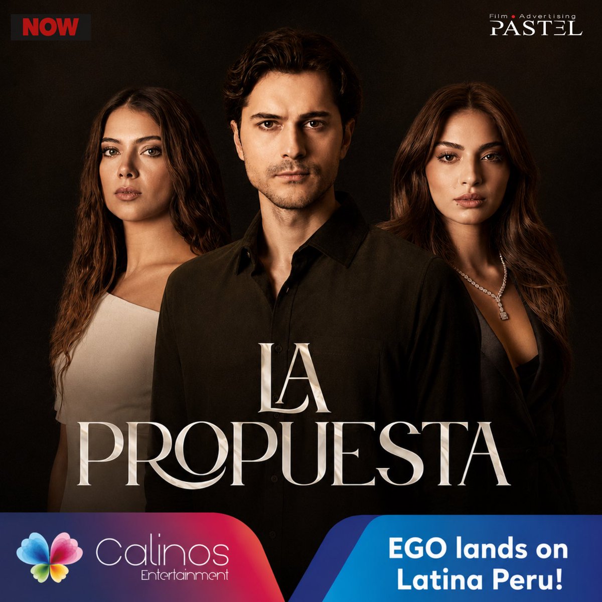 CalinosEnt's tweet photo. A new obsession begins tonight.
Love, ambition, and impossible choices come together in a story that will keep you hooked from the very first episode.

Don’t miss the premiere of #LaPropuesta tonight on @Latina_pe at 10:45 PM. 

#Peru #AlperenDuymaz #MelisaPamuk #RüyaDemirBulut https://t.co/CKQOBPNibI