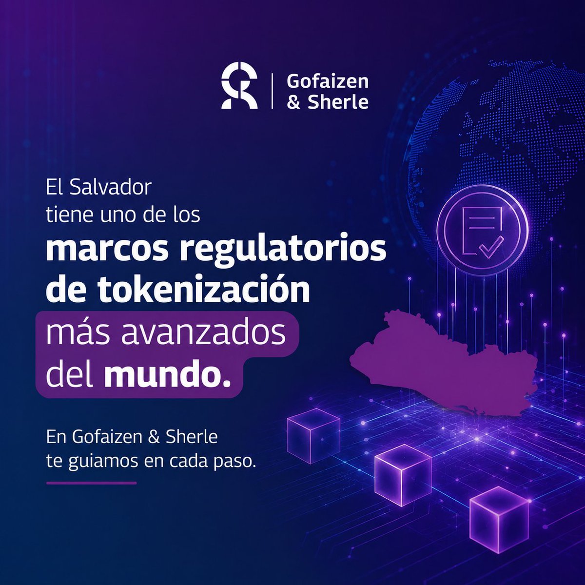 GofaizenSherle's tweet photo. ⚖️ El Salvador tiene uno de los marcos regulatorios de tokenización más avanzados del mundo.

En Gofaizen &amp; Sherle te guiamos en cada paso. 🌎
👉 Conversemos.
#Tokenización #ElSalvador #Blockchain https://t.co/WUXI7zpRwQ