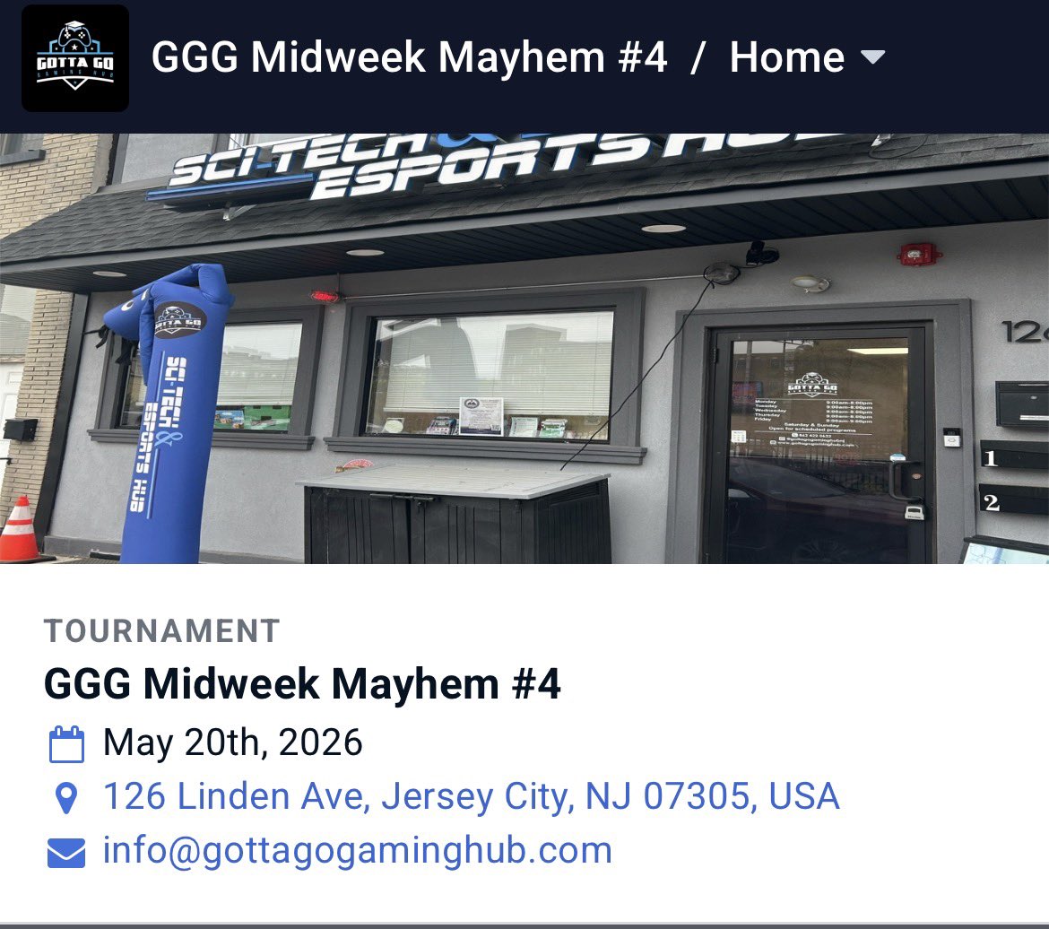 CamisStarz's tweet photo. Midweek Mayhem is open for registration https://t.co/Re3PmK6Z2n https://t.co/1pdWd68KFW