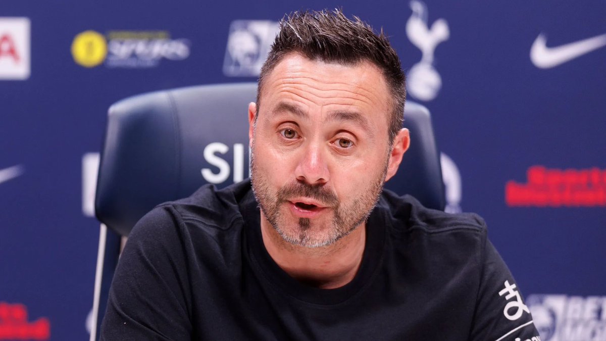SpursDaily_'s tweet photo. 🚨🎙️Roberto De #Zerbi hinting on who will start in goal against #Chelsea tomorrow:
“No, it is not difficult. It is easy, #Vicario is number one but we have to consider the physical condition, the momentum and everything.
I have a big relationship with #Kinsky and #Vicario as well and there will be no problem.”