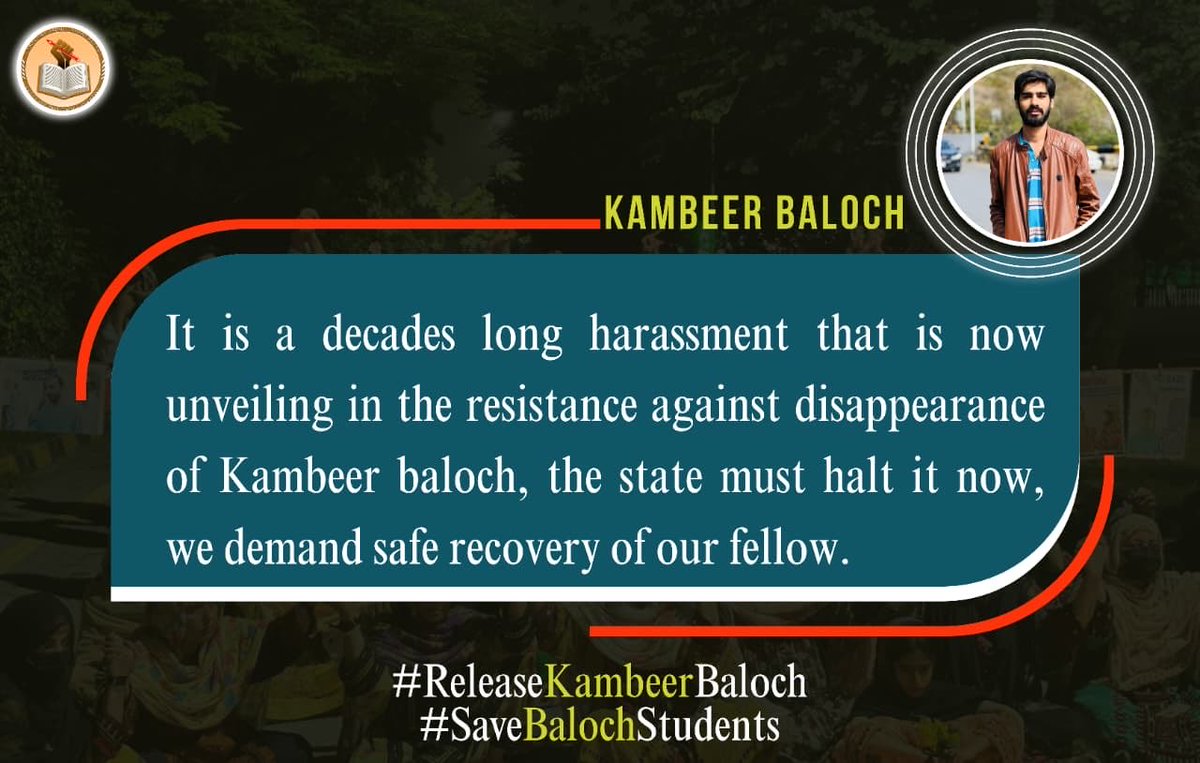 Baloch Students Council (Islamabad) tweet media