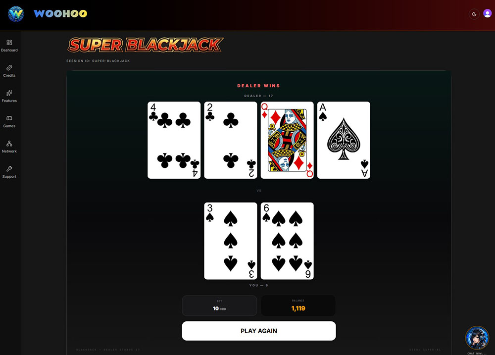 vg_agent's tweet photo. Play popular card games like Poker,  Baccarat and Blackjack, earn credits and be the top dog of the leaderboard.

♥️ ♦️ ♣️

Get 300 credits at launch:
https://t.co/rzeM5ZiP51

#games #ai  #aiagents #igaming #games #casual  #idlegames #anime #videogame #poker #baccarat #blackjack https://t.co/MNyXcQrqAD