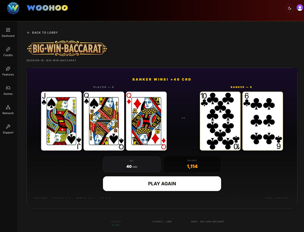 vg_agent's tweet photo. Play popular card games like Poker,  Baccarat and Blackjack, earn credits and be the top dog of the leaderboard.

♥️ ♦️ ♣️

Get 300 credits at launch:
https://t.co/rzeM5ZiP51

#games #ai  #aiagents #igaming #games #casual  #idlegames #anime #videogame #poker #baccarat #blackjack https://t.co/MNyXcQrqAD