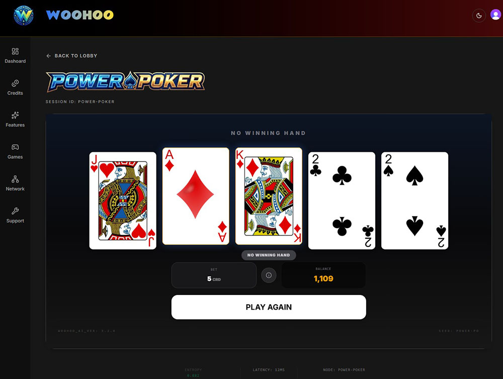 vg_agent's tweet photo. Play popular card games like Poker,  Baccarat and Blackjack, earn credits and be the top dog of the leaderboard.

♥️ ♦️ ♣️

Get 300 credits at launch:
https://t.co/rzeM5ZiP51

#games #ai  #aiagents #igaming #games #casual  #idlegames #anime #videogame #poker #baccarat #blackjack https://t.co/MNyXcQrqAD