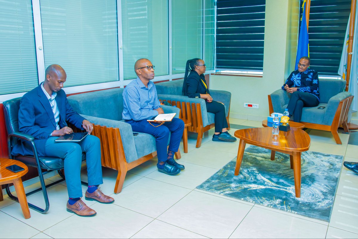 RwandaEmergency's tweet photo. Today, Minister Maj. Gen. (Rtd) Albert Murasira received Ms. Betty Tushabe, the new Country Director of @careinrwanda, during a courtesy visit aimed at strengthening the existing partnership between the two institutions and reviewing priority areas of cooperation. The Minister commended CARE International’s contribution to supporting refugees and host communities, and emphasized the need to prioritize refugee self-reliance in line with MINEMA’s Graduation Strategy, as well as disaster risk prevention initiatives.

CARE International reaffirmed its commitment to strengthening collaboration through community-based approaches to promote early warning awareness, resilience and financial preparedness. Both parties also discussed support toward disaster risk insurance initiatives and agreed to strengthen impact-driven and data-oriented collaboration in disaster management and refugee response.