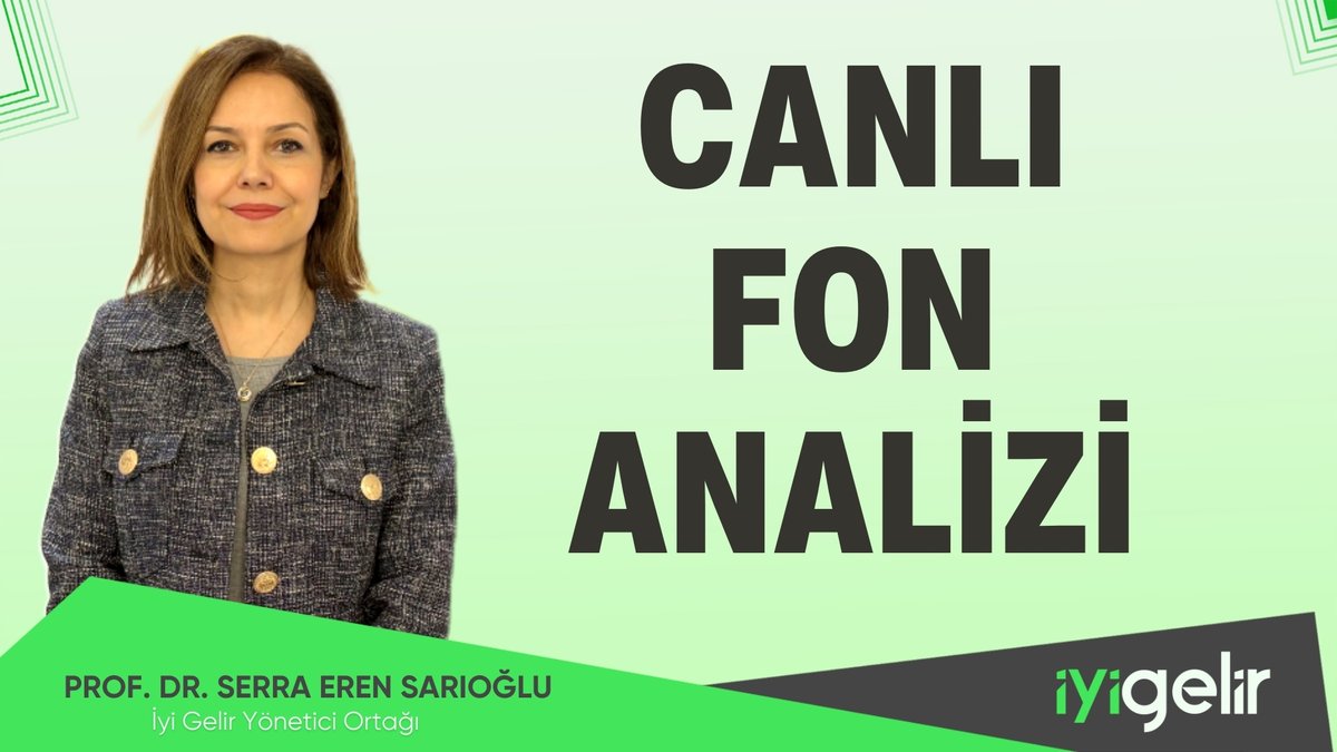 iyigelirnet's tweet photo. Bu akşam sizin sorduğunuz fonları inceliyoruz, kaçırmayın!
📹İyi Gelir Youtube Kanalı
📍https://t.co/b32YWo4krt
📅18 Mayıs 2026
⏰21:00 https://t.co/m9ITpD05Qg