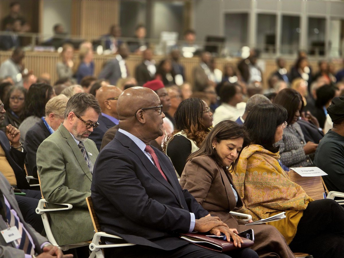 EmbassySierra's tweet photo. On the margins of #WHA79, 🇸🇱 Health Minister Dr. Austin Demby joined Ghana President John Dramani Mahama at “The Accra Reset–From Vision to Execution,” a high-level dialogue focused on health sovereignty, sustainable financing &amp; country-led priorities for Africa’s health systems. https://t.co/D5GNjdFVM3