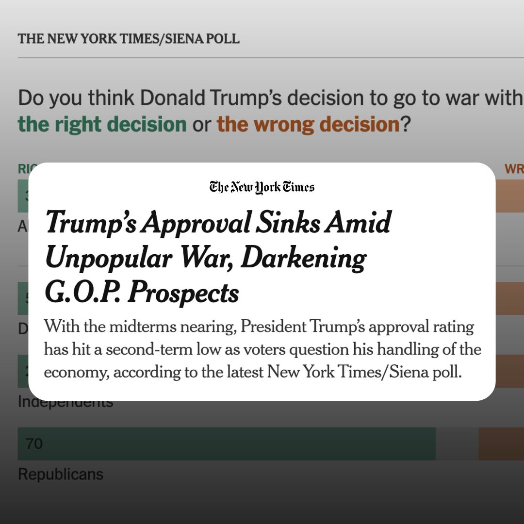 SenMarkey's tweet photo. Our Constitution requires presidents to get congressional approval before they launch wars. Why? To prevent reckless, immoral ones like Trump’s catastrophe in Iran. But he ignored Congress, and now we are paying the price with skyrocketing gas and groceries, and plummeting global standing, with no end in sight.