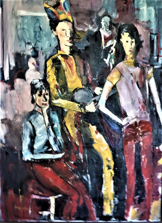MichaelHartste2's tweet photo. Art of the Day! "Three Jesters". Buy at: https://t.co/yUivuLMnjz https://t.co/HVh6dADW6j