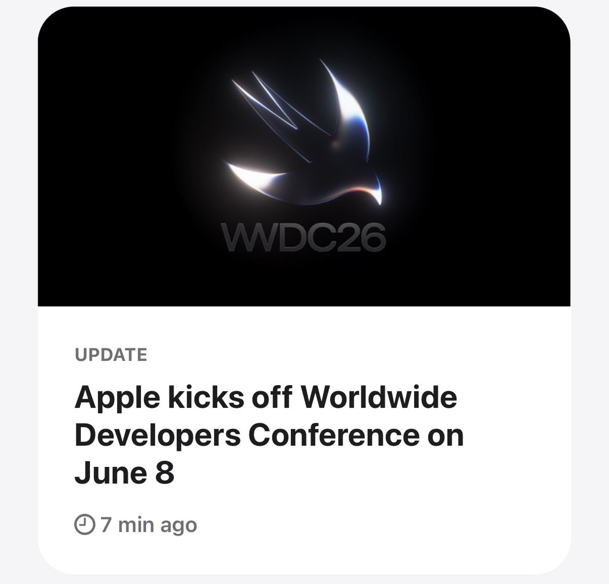 Mrtechauditor's tweet photo. It’s time for new Apple Updates! 👀

#WWDC https://t.co/YcWzRlFidn