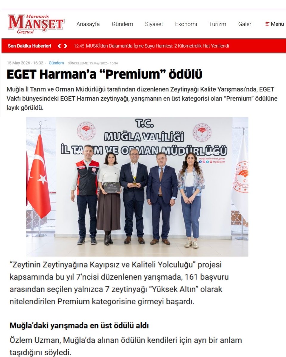 egetvakfi's tweet photo. Haber için Marmaris Manşet Gazetesi’ne teşekkürlerimizle...

Haberi okumak için: https://t.co/NELqsV90jc

#egetmemecik #egetharman #naturelsızmazeytinyağı https://t.co/eL3YwdHz7l