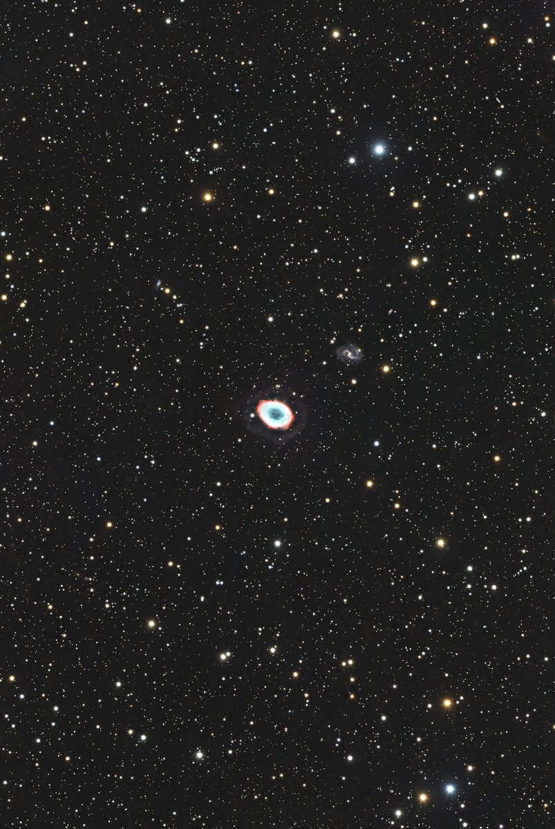 M57リングの外側に広がるガスが写らないかな～と試しに撮影してみまし