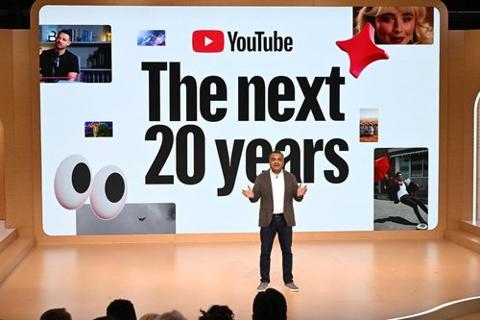 Chuck_Burton's tweet photo. The video giant will focus its upfront presentation to advertisers on creator ads and new AI-powered bundles for large advertisers. https://t.co/sYMPRrX0ZL https://t.co/ThDads8jKj