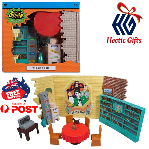 HecticGifts's tweet photo. NEW - Batman Classic TV Series Villain's Lair Playset with accessories

https://t.co/bIGVA0hKyf

#New #HecticGifts #McFarlaneToys #Batman #ClassicTVSeries #Sixties #VilliansLair #Classic #Playset #Batman #Collectible #FreeShipping #AustraliaWide #FastShipping https://t.co/qhihS5QEiE