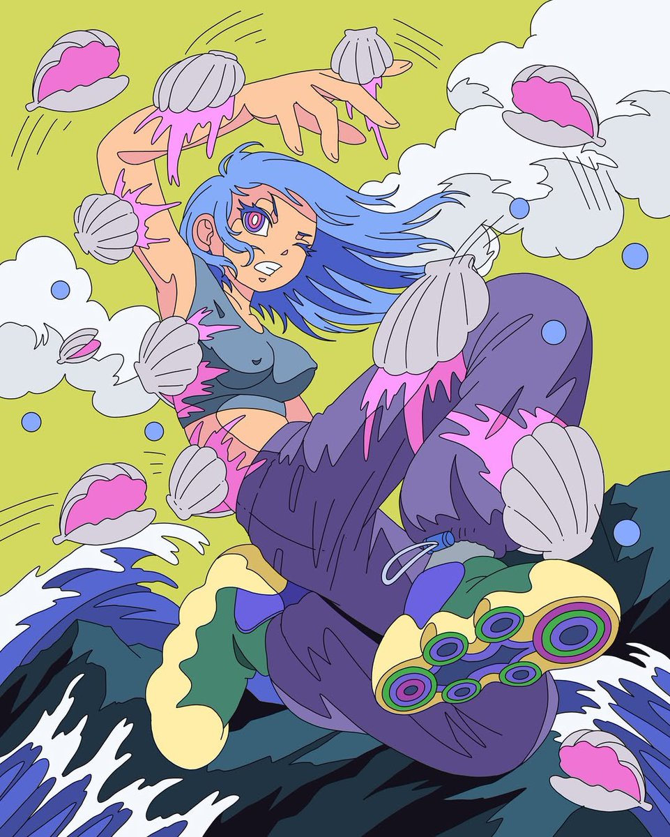 Meet @benangbaja, the artist behind our May edition: Pizza Party