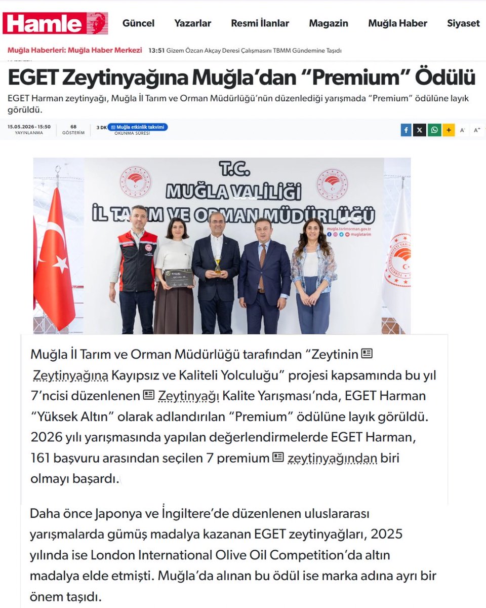 egetvakfi's tweet photo. Haber için Hamle Gazetesi’ne teşekkürlerimizle...

Haberi okumak için: https://t.co/toTCOdOZ0K 

#egetmemecik #egetharman #naturelsızmazeytinyağı https://t.co/eehr9Qmrxs