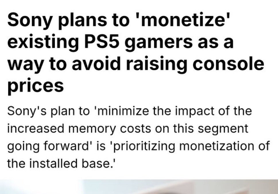 RaylenLevy's tweet photo. @IGN PlayStation said f*ck it (and you) we’re just raising everything! https://t.co/grzk3vz3WQ