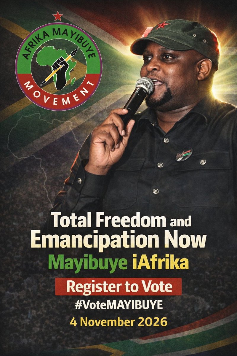 OkSalayo_01's tweet photo. @NosipoMakamba President Shivhambu should be addressing the country at least once a month, just so we can replace all the other fluff with knowledge, integrity and facts. Looking forward to this. Thank you.

Total Freedom and Emancipation Now. https://t.co/v55NREiEwK