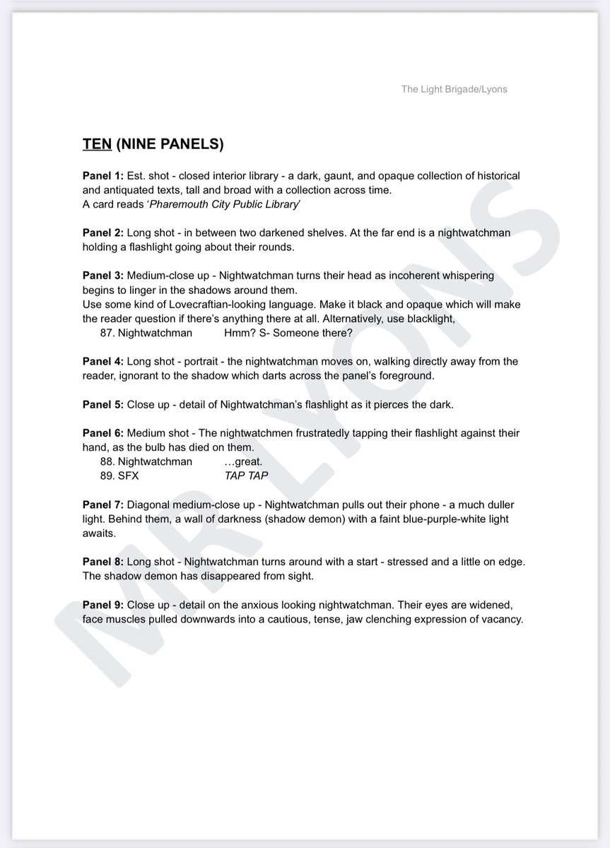 mrlyonswriter's tweet photo. THE LIGHT BRIGADE - Demo Script - Part 3
Read the full script on the website.

#comicbooks #superhero #newcomic #comicwriter #comicbooklovers #feed #gothic #superhuman #originalwriter #comics #x #writing #eldritch #newtalent #comics #script #smallbusiness #yp #writersonx https://t.co/8VD5nmIXcc