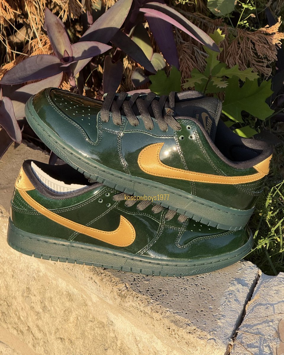 Rustic Leather Dunks FIRST LOOK: Nike SB is dropping new patent leather Dunks in “Black ...