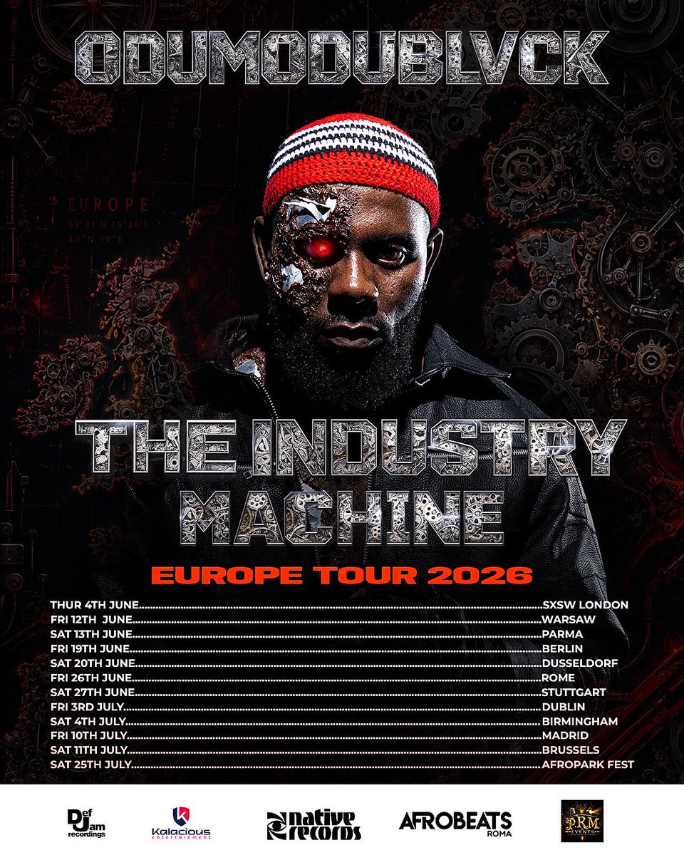 Odumodublvck_'s tweet photo. THE MOTION IS INTENSE.

NEW DATES ADDED. EUROPE 🔥🔥🔥

THE MACHINE IS ON A MISSION. 

#INDUSTRYMACHINETOUR #MOTIONSICKNESS https://t.co/AJDzecijHF