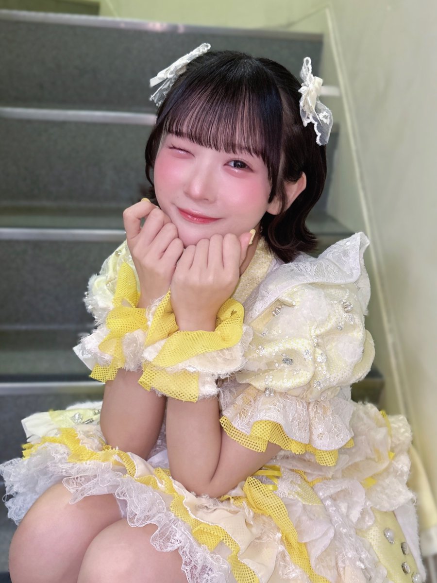 ウィンク練習中 𐔌՞⁔⸝⸝ɞ̴̶̷ ̫ ᴗ̤⸝⸝⁔՞𐦯ᯤ♡