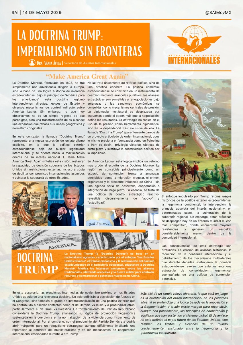 Asuntos Internacionales | Movimiento Ciudadano tweet media