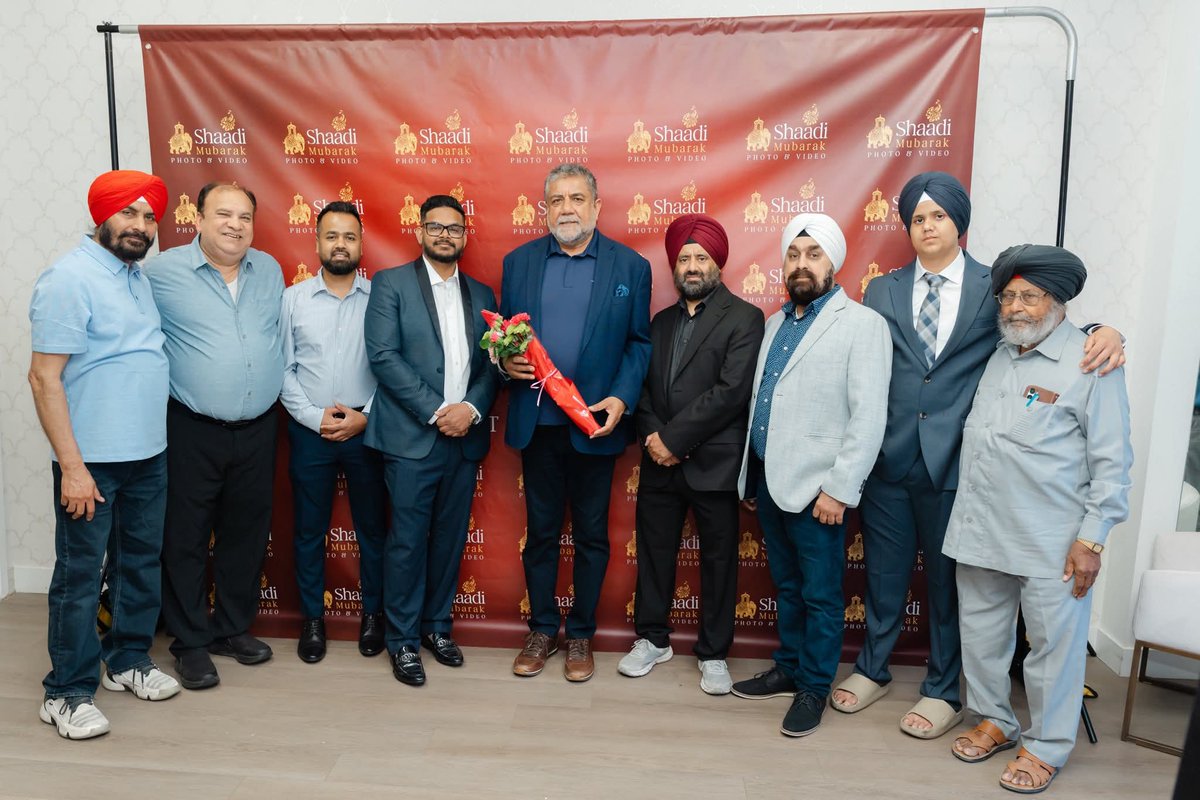MagazineEnt's tweet photo. Heartfelt congratulations from South Asian Entertainment Magazine to the entire “Shaadi Mubarak” Photo &amp; Video team on the grand launch celebration. 

Wishing  success and many more achievements to the team. Special congratulations to Robin Kanozia and Harinder Sachdeva for this. https://t.co/4ENaMq2a7a