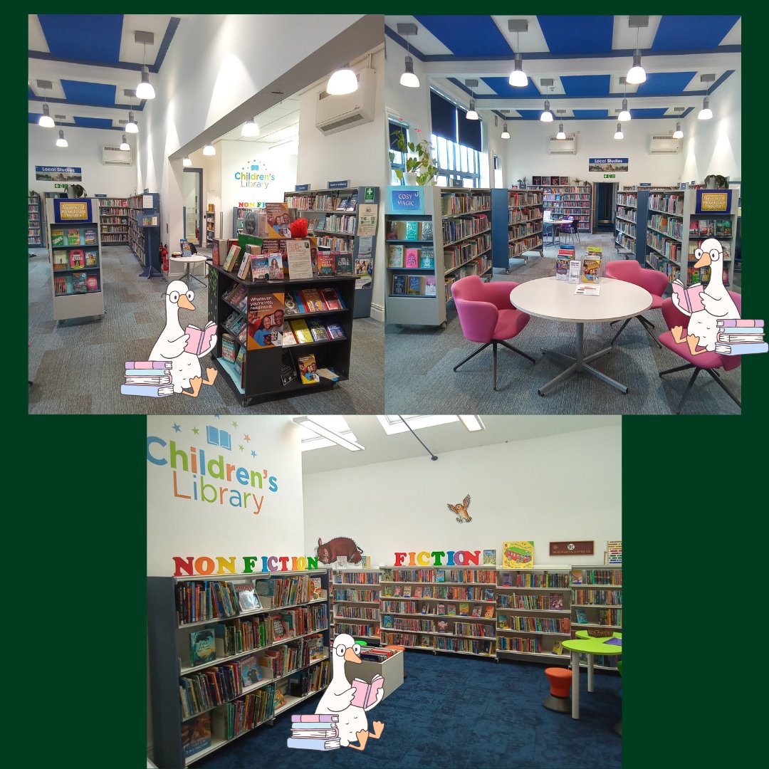 CMBClibraries's tweet photo. Arthur visited Elland Library this week after hearing dragons were dropping in for half term 🐉
He travelled on the 501/X1, and found it in the beautifully restored former Constitutional Club. Elland library blends local history with a modern community space — well worth a visit! https://t.co/scatWbISJ1