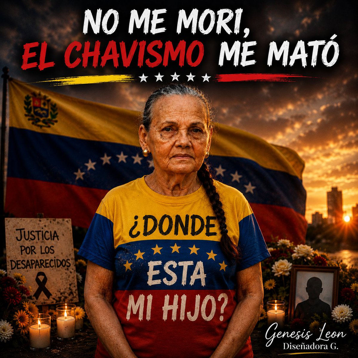 Geneleonn's tweet photo. Delcy y toda su maldita cúpula de desalmados: ¡Tienen las manos manchadas de sangre! Destruyeron a Víctor Hugo y terminaron de matar a la Sra Carmen.
No son un gobierno, son unos criminales q destruye familias enteras. ¡Miserables, la justicia los va a alcanzar!  #venezueladeluto https://t.co/tj645OQJEC