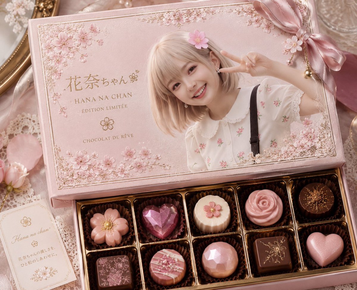 Luxury Pink Chocolatier Gift Box