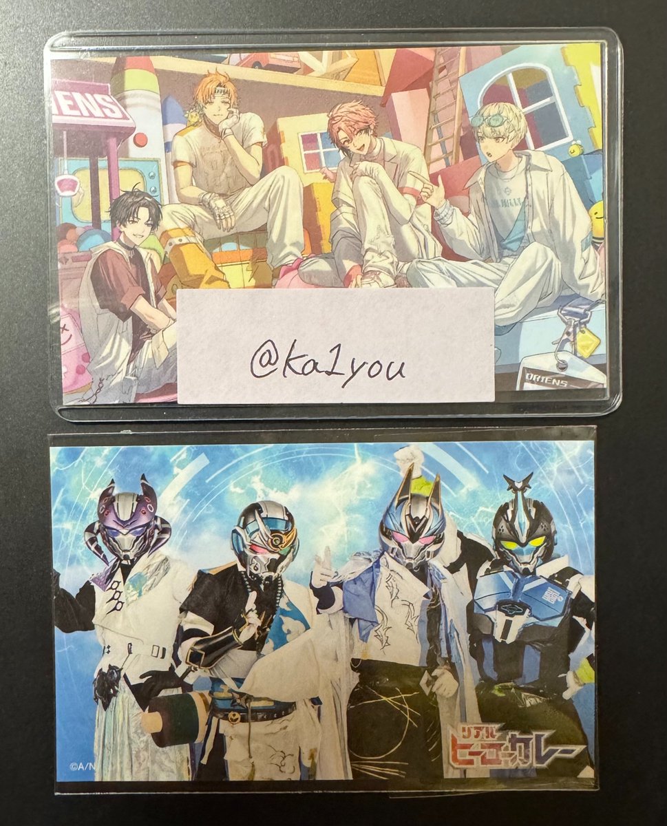 ka1you's tweet photo. 【交換】にじさんじ にじフェス2026 リアルヒーローカレー 特典 ステッカー

譲：画像
求：同種IDカードの方々

郵送での交換のみ。 https://t.co/57H8EfWSnW