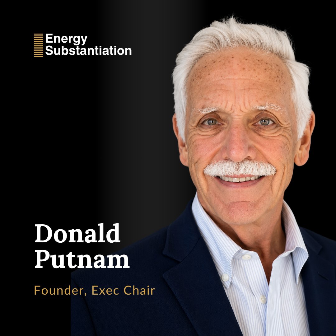 energyrwa's tweet photo. Meet our Founder & Executive Chairman, Donald Putnam. 

Some founders follow trends but Donald Putnam has a habit of arriving before they become obvious.

Early computing.
Automated trading systems.
Institutional index funds.
Portfolio analytics.
AI expert systems.
Machine learning.
Blockchain.

Before founding Energy Substantiation, Donald had already helped shape several chapters of modern financial technology.

Now, he’s arrived with a simple but ambitious idea: Bring energy onto modern financial rails, starting with $WTIC.