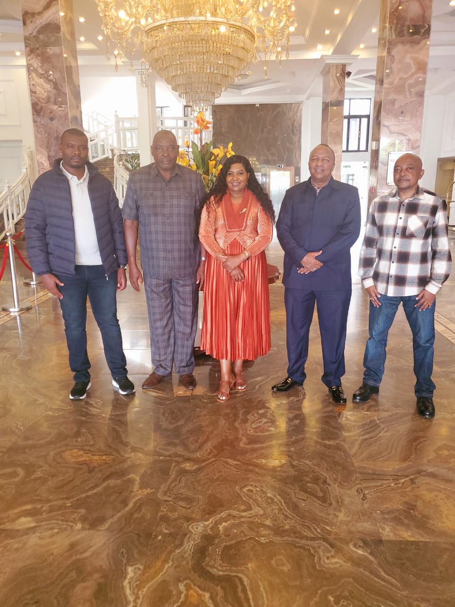 NamibiainKE's tweet photo. Namibia’s Minister of Urban &amp; Rural Development, Hon. James Sankwasa, is in Kenya leading mayors &amp; regional leaders on a devolution and informal‑settlement formalisation benchmarking mission.Hon.Consul of Namibia to Kenya, Mr. Said Mwangi Ali, warmly welcomes the “Super Minister” https://t.co/VL7zQWwzGc